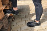 SAFETOE® Bezpečnostní obuv S3 pracovní obuv nízká obuv černá (L-7006) Gr. 44