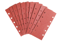 10x sanding sheets with hook-and-loop 93x230 mm 10-holes...