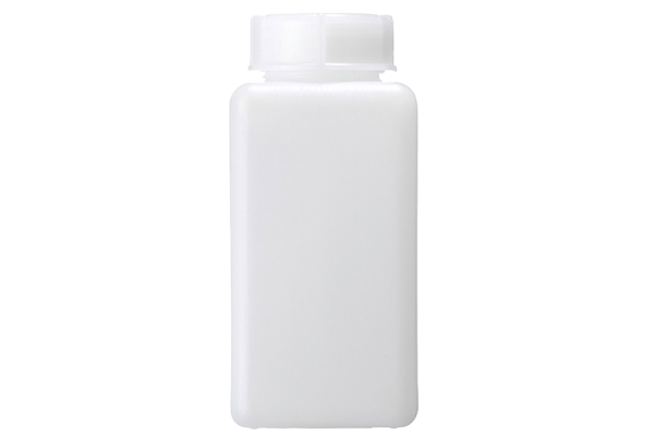 100 ml puoliläpinäkyvä PE neliömäinen pullo muovipullo laboratoriopullo