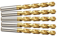 5 tlg. HSS-TIN spiraalboorset DIN338N voor metaal Ø 8,1-8,5 mm (0,1)