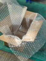 50m luchtkussen folie servet folie popfolie Verpakkingsmateriaal 50cm breed