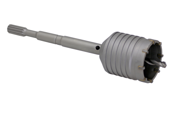 Lige notprofil hårdmetal-slagborekrone ekstra stærk Ø 122 mm