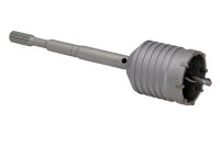 Lige notprofil hårdmetal-slagborekrone ekstra stærk Ø 122 mm