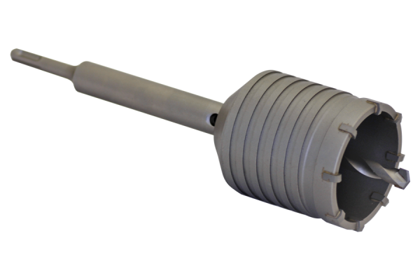 SDS Plus bысокомощная буровая коронка с трубчатым сердечником 102 mm