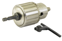 1-13 mm ключевая модель зажимного патрона c 1/4" шестигранным хвостовиком бура
