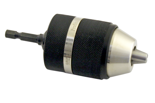 2-13 mm CLICK-keyless drill chuck with 1/4" hexagonal shank