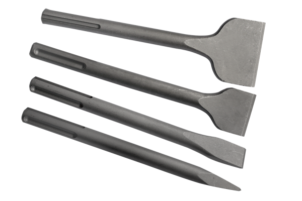 4x SDS Max Meißelset 250 mm für Bosch, Makita, Dewalt, Milwaukee, AEG, Hilti