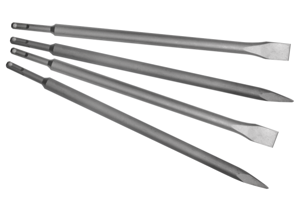 4x SDS Plus Meißelset 400 mm für Bosch, Makita, Dewalt, Milwaukee, AEG, Hilti