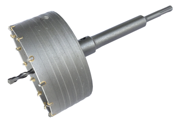 SDS Plus metallo duro corona a forare lungo 270 mm Ø 125 mm
