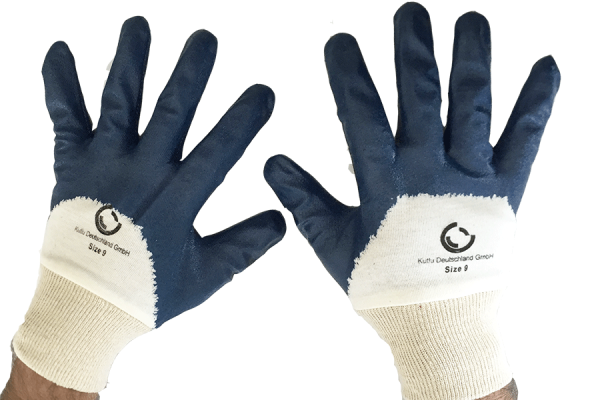 10x Pracovní rukavice (nitril) - velikost 9