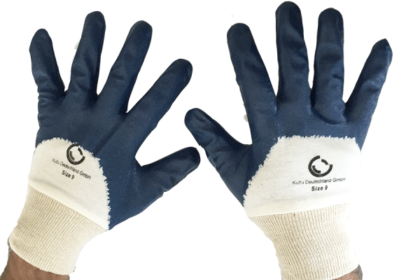 10x Gants de travail (nitrile) - Taille 9