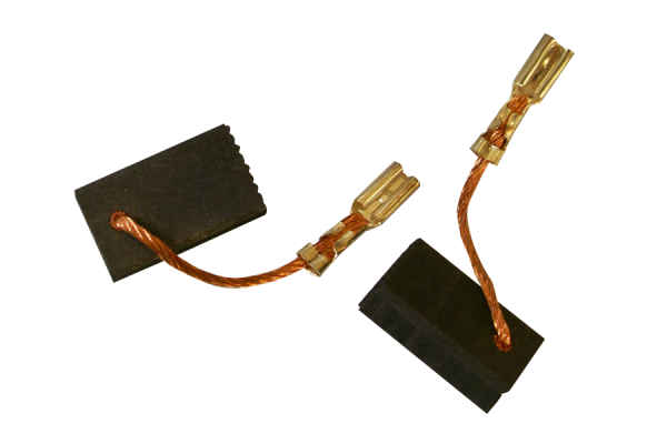 2x uhlíkové kartáče pro Bosch úhlová bruska GWS1400 5 x 10 x 17 mm
