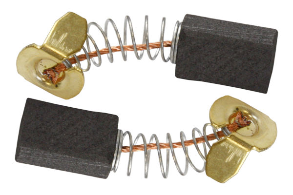 2x uhlíkové kartáče pro Makita nůžky na plech JS1670 5 x 8 x 12/13 mm