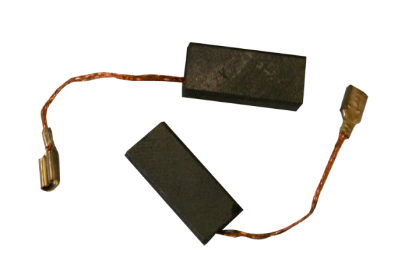 2x uhlíkové kartáče pro Bosch nástěnný honič GNF20CA 5 x 8 x 17,5 mm