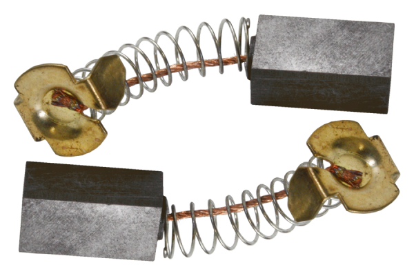 2x koolborstels voor Makita zuignap/blazer 4014NV 6 x 10 x 15/16 mm