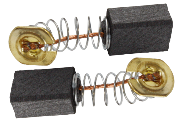 2x escobillas de carbón para Makita cortador 3708F 6 x 9 x 12/13 mm