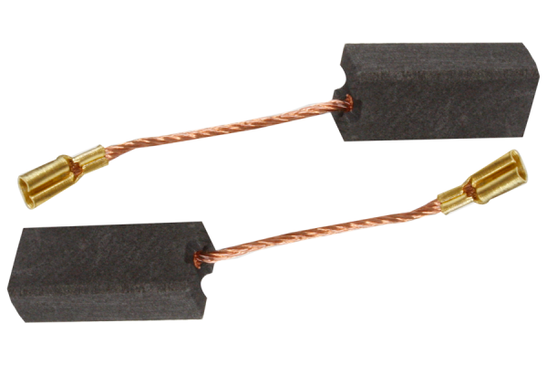2x carbon brushes for Bosch rotary hammer 11216EVS 6.3 x 12.5 x 22 mm