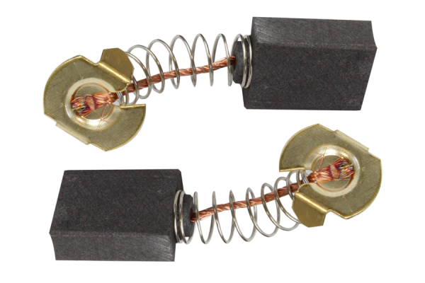 2x koolborstels voor Bosch vlakschuurmachine GEX 150AC 6,3 x 14 x 16,7 mm