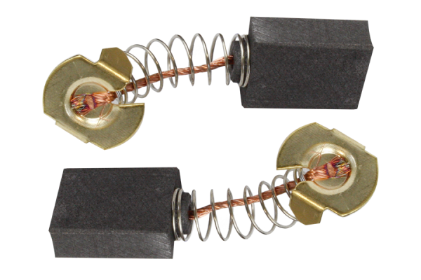 2x kolborstar för Bosch bandslipmaskin PBS75 6,3 x 14 x 16,7 mm
