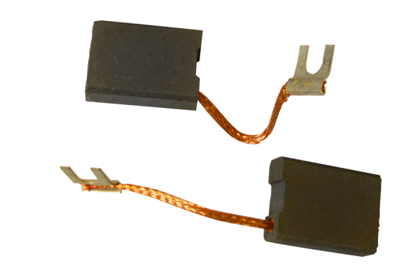 2x uhlíkové kartáče pro Bosch příčná a pokosová pila GCM10J 6,3 x 16 x 22 mm