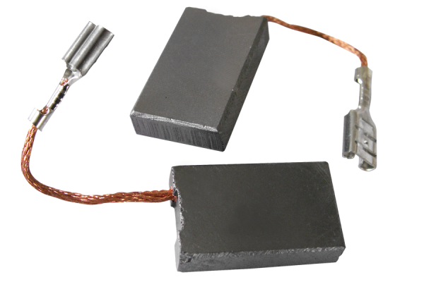2x spazzole di carbone per Bosch martello perforatore 11245VS 6,3 x 16 x 26 mm