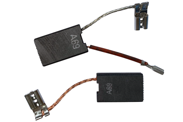 2x uhlíkové kartáče pro Bosch vrtací kladivo GBH11DE 6,3 x 16 x 26 mm