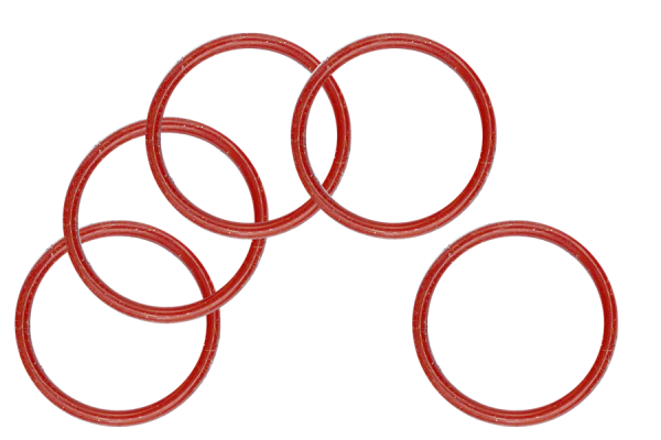 5x rubber rings sealing rings for Bosch 2605703014 angle grinder mounting flange