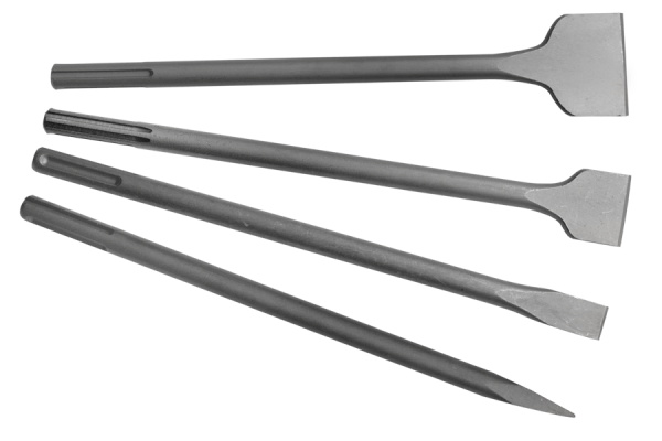 SDS Chisel Steel Chisel, Flat Chisel, Wide Chisel, Spade Chisel 250, 400, 600, 800, 1000 mm