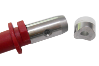 Reversible airless paint sprayer tip for Wagner