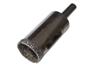 Electroplated diamond core drill bit for glass, granite, marble