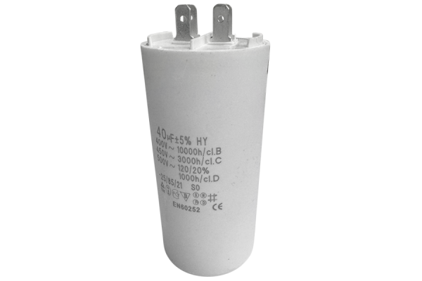 Elektronik Lavpris Motorstart Kondensator Anlaufkondensator Motorkondensator Arbeitskondensator 450V AC 40µF (CBB60)