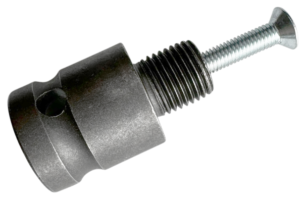 1/2" carré adaptateur pour mandrins à 1/2"-20 UNF filetage et vis de blocage