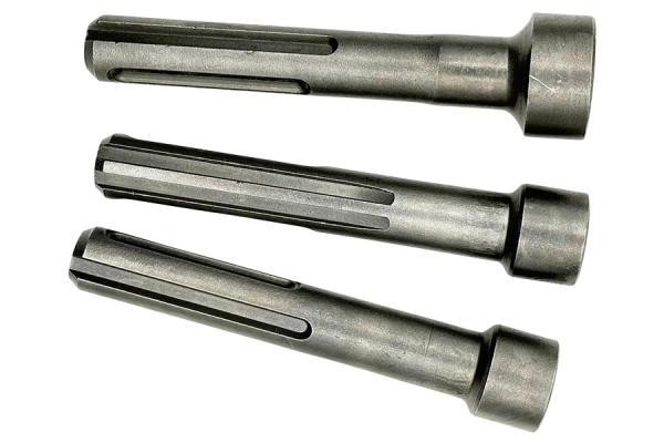 3x SDS Max girişli çelikdübel çekiçleme aleti Ø 16, 20, 25 mm