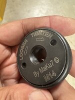 Schnellspannmutter + Aufnahmeflansch M14 für Winkelschleifer