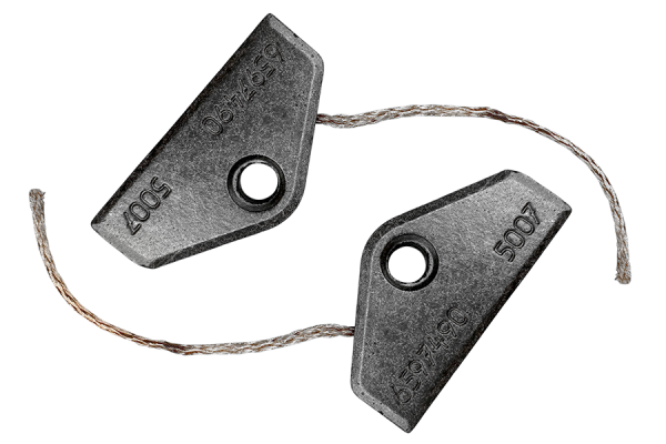 2x Kohlebürsten für Miele 5153700 5153701 5153702 (5 mm)