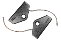 2x koolborstels voor Miele 5153700 5153701 5153702 (5 mm)