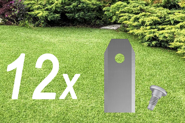12x Lame per robot tagliaerba | Lame per Husqvarna Automower | Gardena Sileno