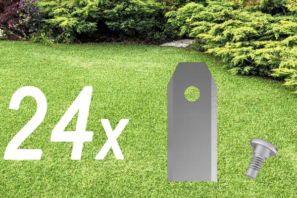24x Lame per robot tagliaerba | Lame per Husqvarna Automower | Gardena Sileno