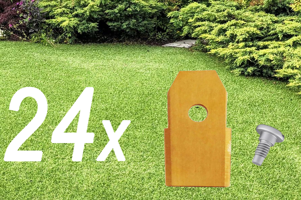 24x Lames de robot tondeuse | Lames pour Husqvarna Automower | Gardena Sileno