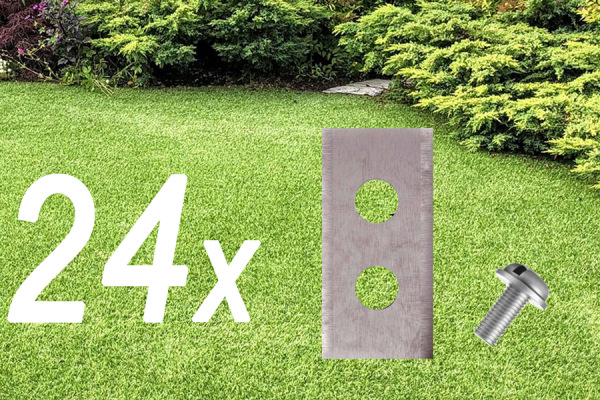 24x Worx Landroid | Einhell | LandXcape için çim biçme robotu bıçakları