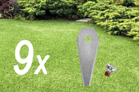 9x Bosch Indego için çim biçme...
