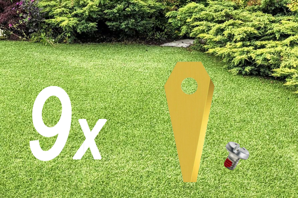 9x Lames de robot tondeuse | Lames pour Bosch Indego
