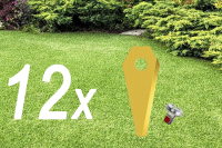 12x Noże do robota koszącego | Ostrza do Bosch Indego