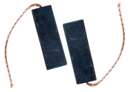 2x kullbørster for vaskemaskiner 5 x 12,5 x 37 mm
