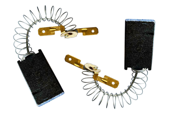 2x szczotki węglowe 5 x 15 x 30 mm do odkurzaczy, elektronarzędzi