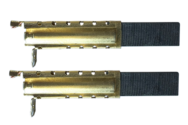 2x carbon brushes for vacuum cleaner 6.1 x 11 x 32 mm