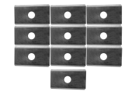 10x plaquettes carbure 20x12x1,5 mm bois | HC20 | 35°