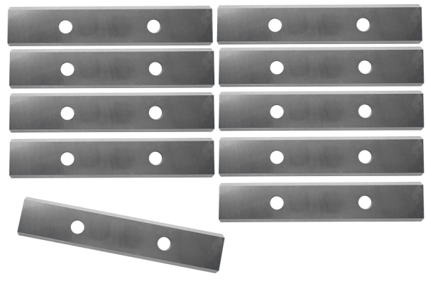 10x plaquettes carbure 60x12x1,5 mm bois | HC20 | 35°