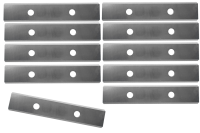 10x plaquettes carbure 60x12x1,5 mm bois | HC20 | 35°