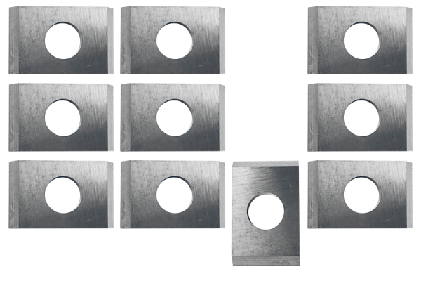 10x plaquettes carbure 7,5x12x1,5 mm bois | HC20 | 35°